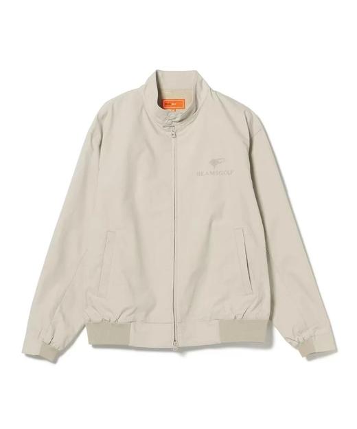 BEAMS 高尔夫 男款 橙标系列防水按扣立领摆动弹力全拉链夹克外套 商品图10