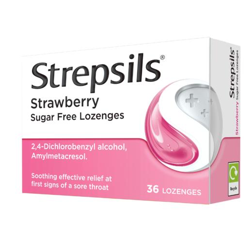 【香港直邮】Strepsils使力消 英国蜂蜜柠檬草莓 润喉糖 商品图6