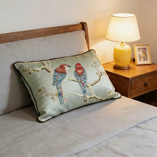 足足2斤海南老沉香！失眠人冲，一觉睡到大天亮！宫造 如意沉香枕 提花枕套 可拆洗 商品图2