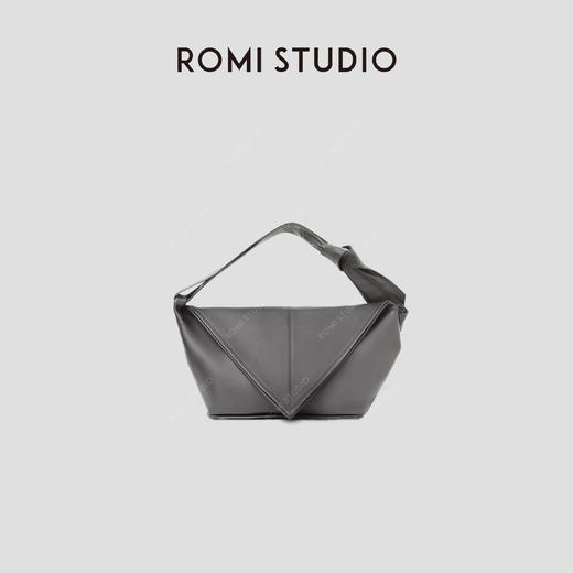 ROMI STUDIO 首饰袋 复古牛皮三角翻盖时尚单肩斜跨包RWCLP32103 商品图1
