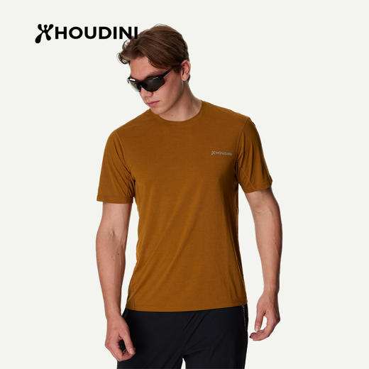 HOUDINI胡丁尼Pace Air Message空速宣言男户外26夏新跑步短袖T恤 840071 商品图2