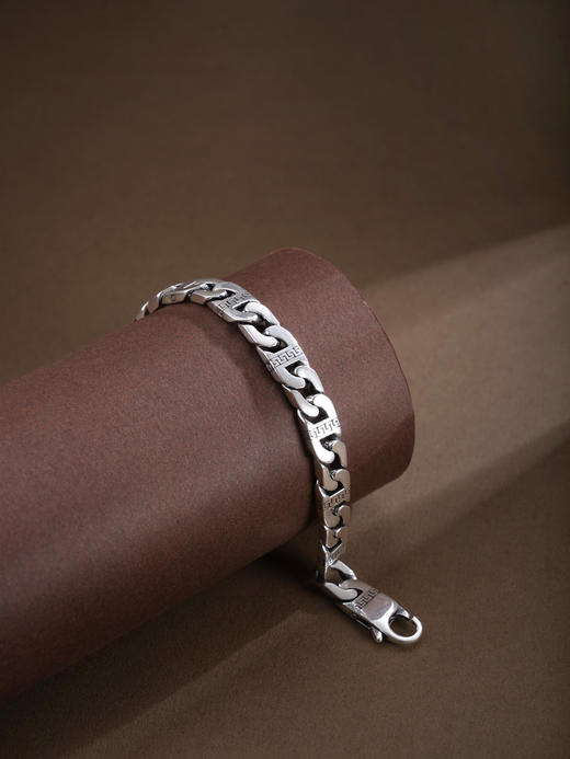 子佩集【锐意锋芒】银S999手链【SL01285】仿古男士仿古2601 商品图3