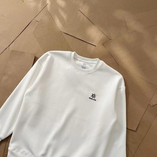 F013019圆领胸口刺绣logo加绒卫衣上衣男女同款 商品图11