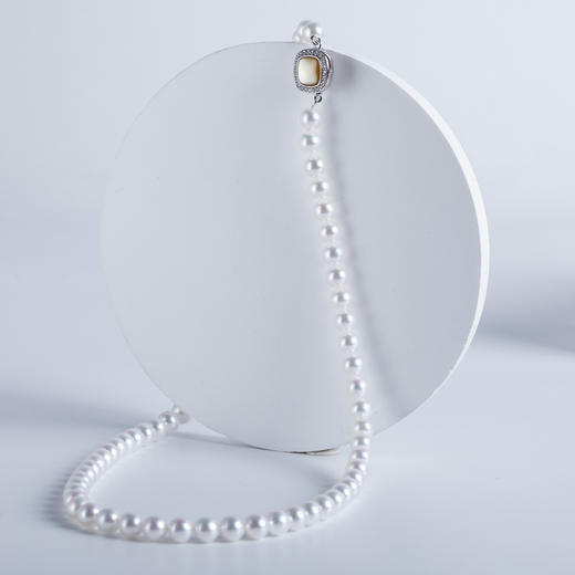 日本真科研天然淡水极光SK级瑰丽珠5~6MM 商品图2