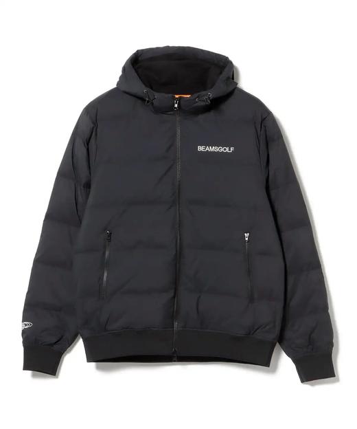 BEAMS GOLF男士橙标 抓绒内衬棉服 连帽防寒保暖外套经典百搭 商品图14