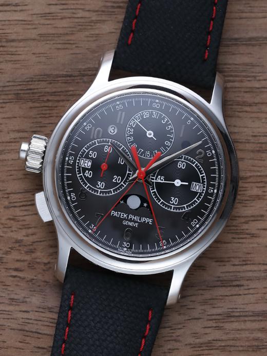 百达翡丽5373P-001 左撇子双追针计时 商品图1