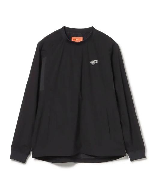 BEAMS 高尔夫男款  拼色防水带网状内衬 弹力圆领长袖套头外套 商品图6