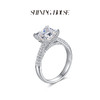 【预售】ShiningHouse[培育] 18k金钻石戒指 公主方形2克拉钻人工真钻人造钻石K金戒指时尚钻石戒指悦己送礼臻选【此商品不支持7天无理由退货退款】预计3日发货 商品缩略图2