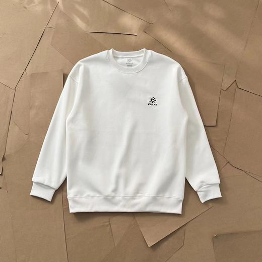 F013019圆领胸口刺绣logo加绒卫衣上衣男女同款 商品图9