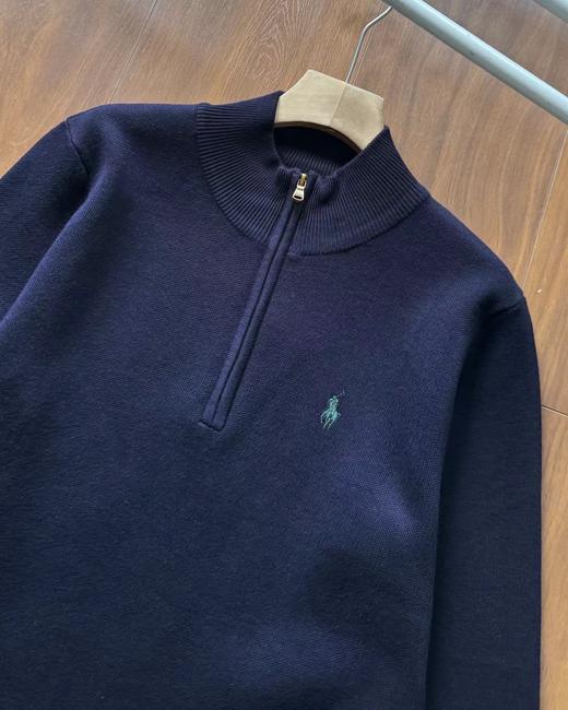 F013008男装精典款四分之一拉链针织毛衣针织衫 商品图9