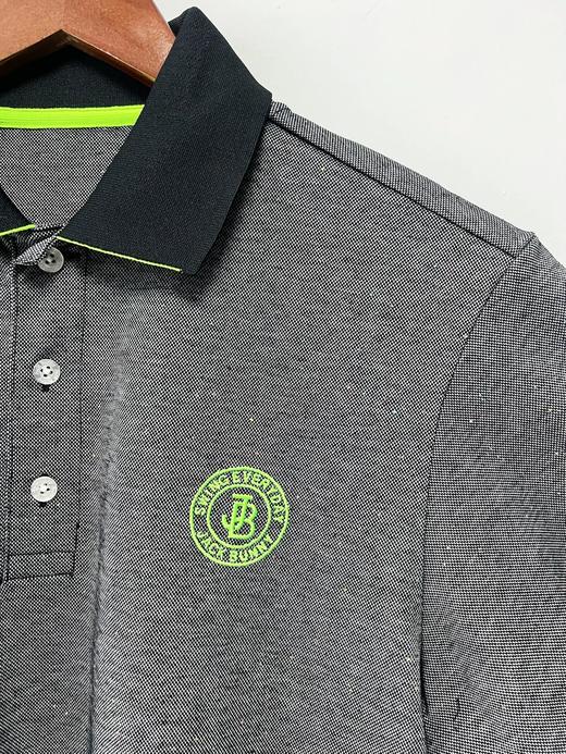 Jack Bunny 男士高尔夫 刺绣徽章标 短袖polo衫  弹力透气 商品图5