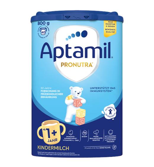 【德国直邮】德国 爱他美（Aptamil）pre段1段2段3段1+段2+段婴儿配方奶粉易乐罐蓝罐 800g 商品图6