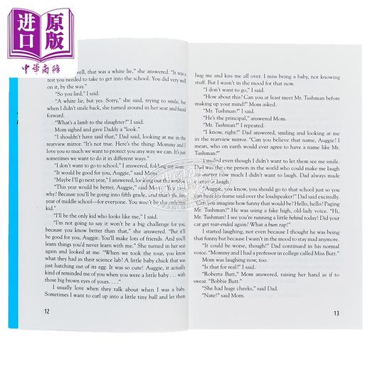 【中商原版】企鹅经典读物 奇迹男孩（护眼版）+纽伯瑞 夏洛的网 全彩英版 共2册 英文原版 儿童经典文学读物小说 7岁以上 商品图4