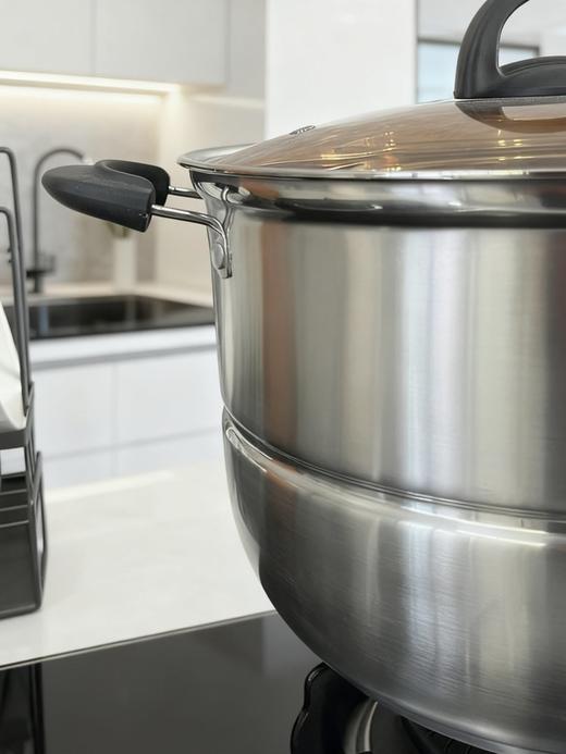 易铂28cm奥兰多不锈钢汤蒸锅 商品图6