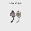 ROMI STUDIO“温暖包裹”羊毛混纺北欧提花编织护耳帽RWCWP07542 商品缩略图0