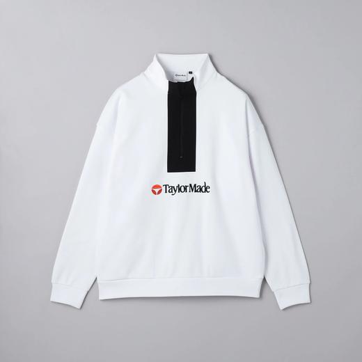 Taylormade 男女同款秋冬 经典字母LOGO刺绣立领半拉链长袖卫衣 商品图6