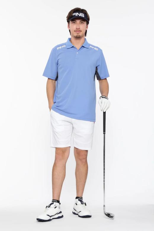 PING 高尔夫 男士 运动休闲网眼透气短袖Polo衫 商品图1