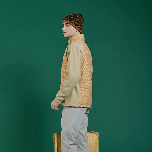 Resurrection高尔夫男士 秋冬新款 经典双色立领绗缝棉服拼接外套 防寒保暖 商品图2