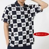 Jack Bunny 男款 高尔夫 双色格子logo印花透气速干polo领短袖T恤 商品缩略图0
