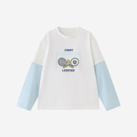 【7A抗菌+吸湿速干】英氏儿童衣服男童春夏上衣防晒长袖T恤休闲百搭 商品图4