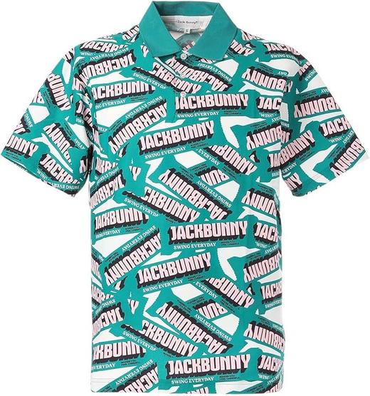 Jack Bunny 男士高尔夫 字母糖果图案透气速干polo领短袖 宽松轻盈 商品图13