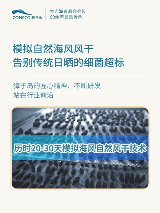 獐子岛大连底播有机海参干货辽刺参淡干海参御享200g 商品图3