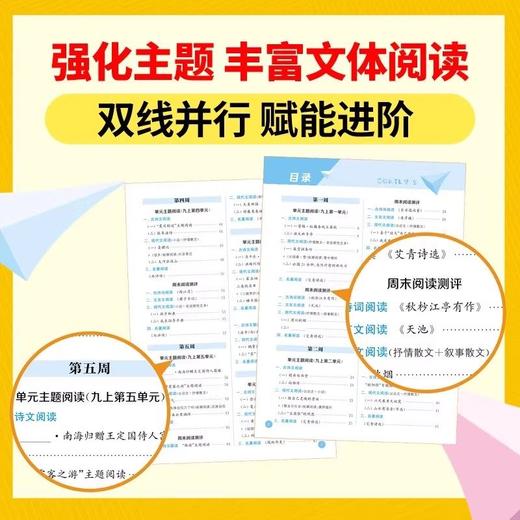 2026春通成学典周计划初中语文课外阅读训练七八九年级下册任选初中生阅读专项训练 商品图3