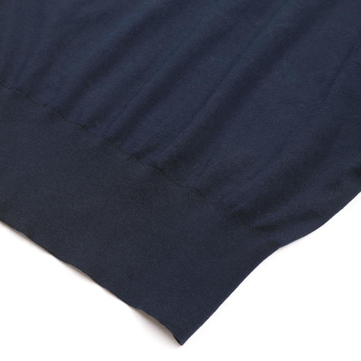 ROMI STUDIO“高智感”棉质撞色翻领修身短袖Polo上衣RWDSST1791 商品图5