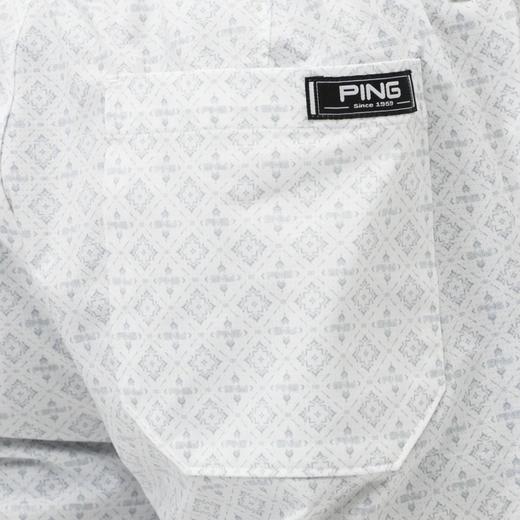 PING 高尔夫男士 春夏速干透气 印花弹力网眼短裤五分裤 松紧腰 商品图7