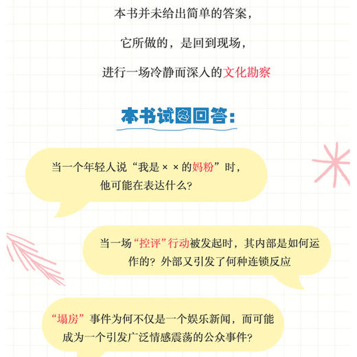 预售 预计2月中旬发货 偶像与我：狂热、共情与自我建构 商品图3