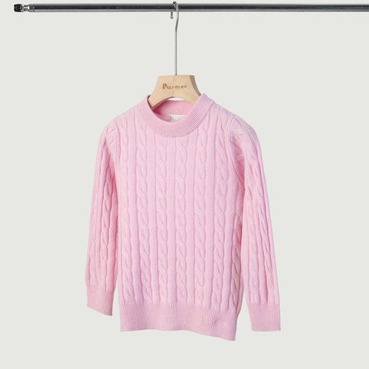 PALUOPO/PL 100%山羊绒圆领童衫ET2F8388R/约重177g帕罗 商品图11