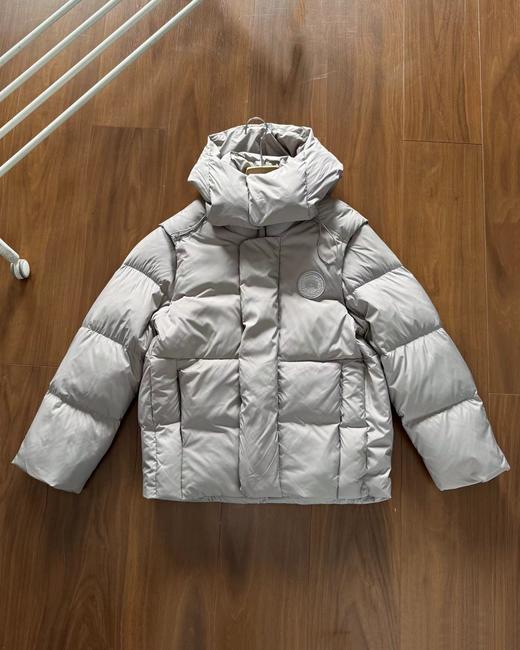 F013010张凌赫同款新款亮色连帽可脱卸羽绒服外套 商品图6