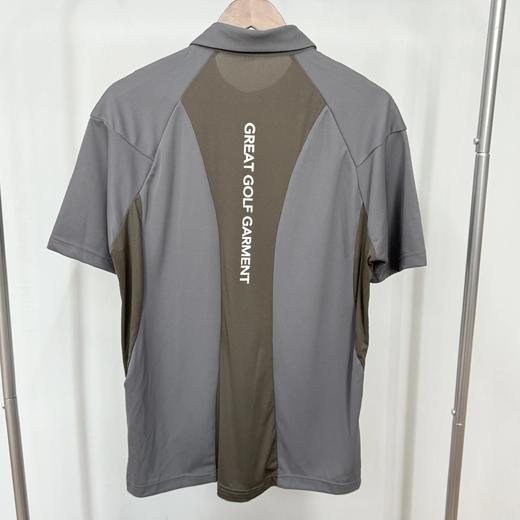 GGG 高尔夫男士 夏季翻领短袖POLO衫 拼接网眼透气舒适 商品图3