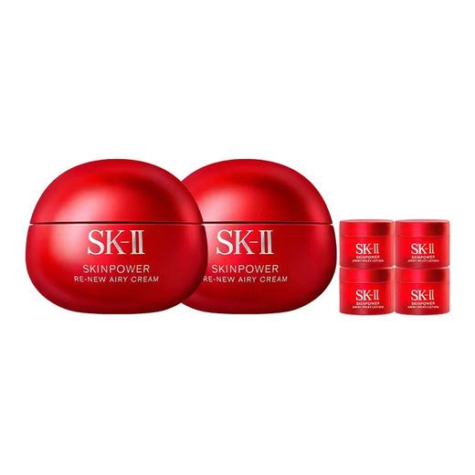 【全球购A】SK-II大红瓶面霜80g*2瓶（清爽/滋润）+大红瓶面霜(15ml*4瓶） 商品图1