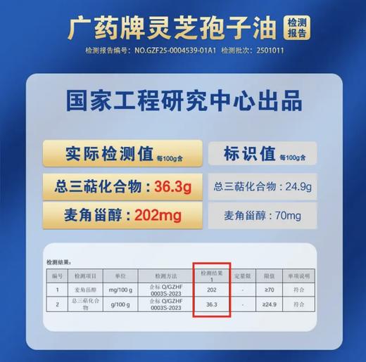白云山汉方广药牌灵芝孢子油软胶囊400mg*30粒增强免疫力世界五百强送礼 孢子油软胶囊400mg*30粒*6瓶 商品图12