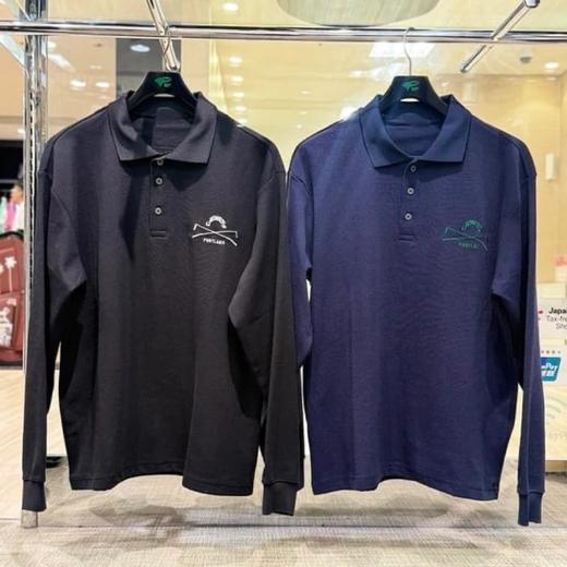BEAMS GOLF 男款  JONES联名款 秋冬抓绒弹力长袖上衣华夫格Polo衫 商品图10