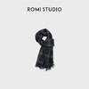 ROMI STUDIO“苏格兰”进口羊毛棉复古格纹软糯流苏围巾RWCWPU6617 商品缩略图1
