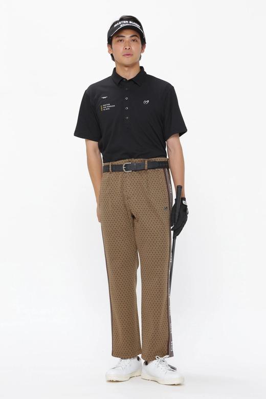 Master Bunny 高尔夫男士 春秋 印花侧边徽标带长裤 宽松垂感直筒裤 商品图1