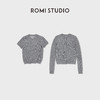 ROMI STUDIO100%高支精纺羊毛镂空纹理短袖/开衫RWDSS61866 商品缩略图0