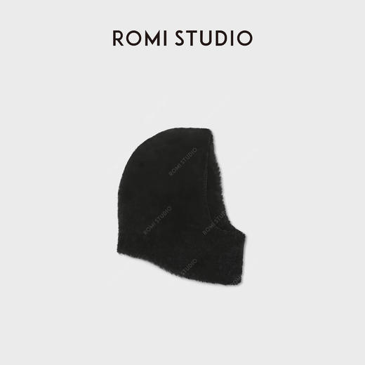 ROMI STUDIO进口西班牙美利奴皮毛一体连帽皮草套脖RWDSPT1909 商品图2