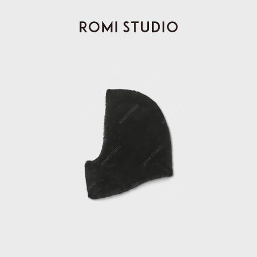 ROMI STUDIO进口西班牙美利奴皮毛一体连帽皮草套脖RWDSPT1909 商品图1