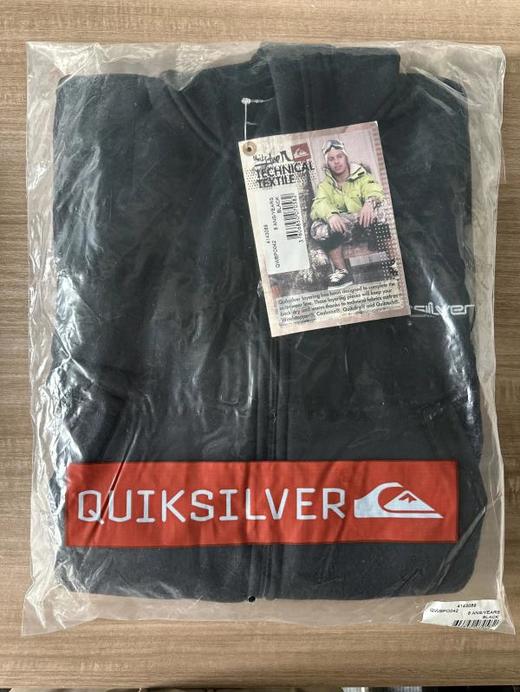 Quiksilver户外运动品牌最新法国原单拉链连帽拉绒卫衣（青少年款） 商品图3