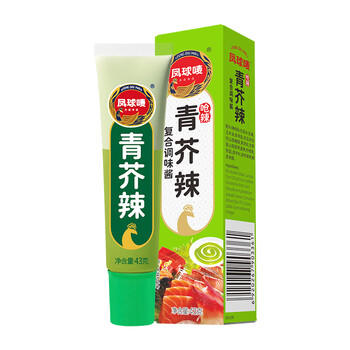 凤球唛芥末酱43g 青芥辣山葵辣根三文鱼日式日料刺身海鲜寿司蘸料 /粮油调味 /调味品 /西式酱料 商品图3