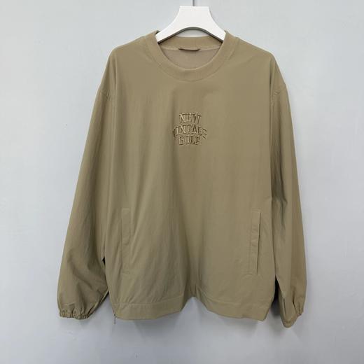 New Vintage男士高尔夫 复古立体绣花长袖套头衫 宽松圆领夹克 商品图1