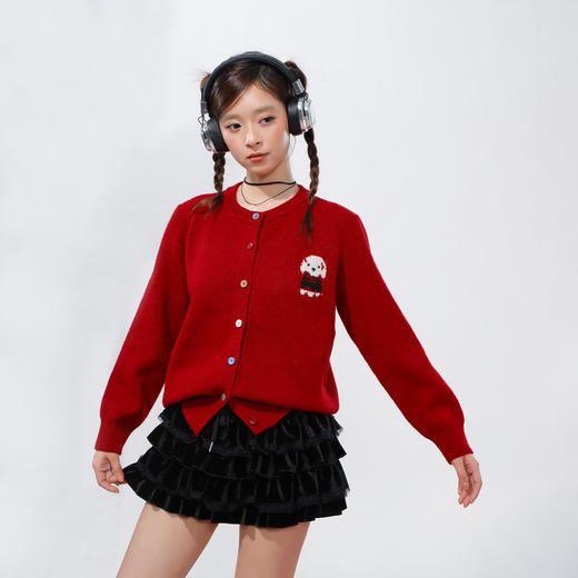 彩扣温暖百搭针织衫-纪念日百货门店同款169264600 商品图0