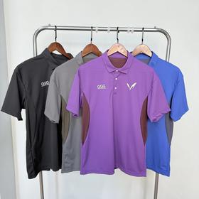 GGG 高尔夫男士 夏季翻领短袖POLO衫 拼接网眼透气舒适