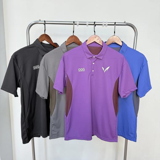 GGG 高尔夫男士 夏季翻领短袖POLO衫 拼接网眼透气舒适 商品图0