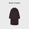 ROMI STUDIO“意式匠心”100羊毛中古柳条纹毛织大衣外套RWCWWT6646 商品缩略图1