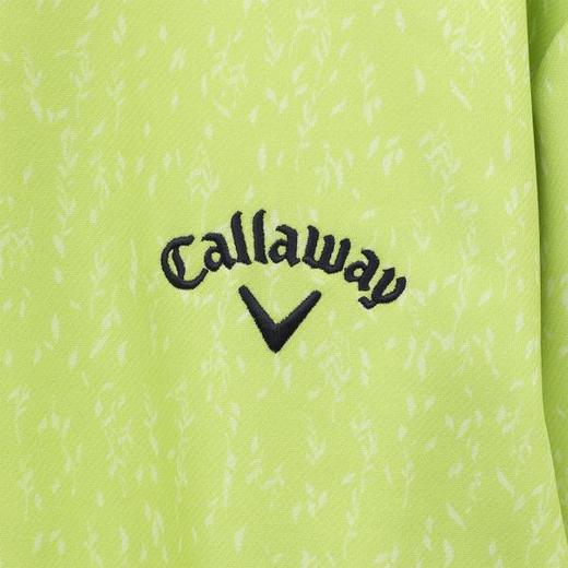 Callaway男士高尔夫 叶子印花拉绒polo衫长袖 舒适保暖 商品图5