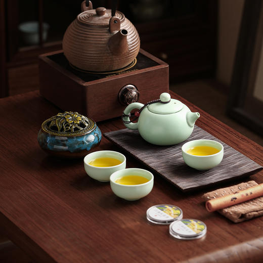 国潮 【故宫文创 一壶三杯香炉礼盒装】茶具礼品套装 送客户伴手礼商务企业实用礼物 节日国风礼品 商品图3